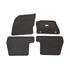Tailored Car Floor Mats in Black for Ford Focus III 2011 2015
