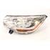 Left Headlamp (With Clear Indicator, Halogen, Takes H7 / H1 Bulbs, Supplied With Motor, Original Equipment) for Citroen C4 Picasso 2011 on