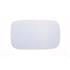Left Stick On Wing Mirror glass for Ford FIESTA Mk II 1983 1989