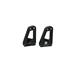 Pair Of Load Stops For NorDrive Black Steel Roof Bars   11 cm