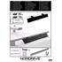 Wind Deflector Kit For Black Steel NorDrive Roof Bars   110cm