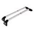 Nordrive Snap silver aluminium aero Roof Bars for BMW X5 2000 2006, With Raised Roof Rails