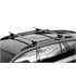 Nordrive Helio silver aluminium aero  Roof Bars for Subaru FORESTER 2018 Onwards (With Raised Roof Rails)