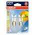 Osram Ultra Life P1W 12V Bulb    Twin Pack for Nissan PATROL GR Mk II, 1997 2013