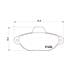 Brembo Front Brake Pads (Full set for Front Axle)   P23060