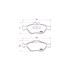 Brembo Front Brake Pads (Full set for Front Axle)   P24055