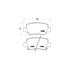 Brembo Rear Brake Pads (Full set for Rear Axle)   P83112