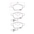 Brembo Front Brake Pads (Full set for Front Axle)   P85085