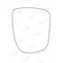 Right Stick On Upper Wing Mirror Glass for Nissan PRIMASTAR Platform/Chassis 2002 2006