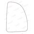 Right Stick On Wing Mirror Glass for Citroen RELAY Flatbed, 1999 2002