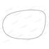 Left Stick On Wing Mirror glass for Ford KA 2009 2015