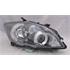 Right Headlamp (Black) for Toyota AURIS van  2010 2012