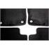 Luxury Tailored Car Floor Mats in Black for Holden Holden Astra AH Station Wagon 2004 2009   2 Clip In Driver and 2 Clip In Passenger