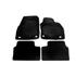 Luxury Tailored Car Floor Mats in Black for Holden Holden Astra AH Sedan 2004 2009   2 Clip In Driver and 2 Clip In Passenger
