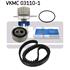 SKF Timing Belt Kit with Waterpump   VKMC03110 1