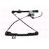 Front Left Electric Window Regulator (with motor) for FORD FOCUS Saloon (DFW), 1999 2005, 2 Door Models, WITHOUT One Touch/Antipinch, motor has 2 pins/wires