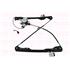 Front Right Electric Window Regulator (with motor) for FORD FOCUS Saloon (DFW), 1999 2005, 2 Door Models, WITHOUT One Touch/Antipinch, motor has 2 pins/wires