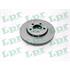 LPR Front Axle Coated Brake Discs (Pair)   Diameter: 256mm