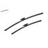 Bosch A200S AetoTwin Flat Wiper Blades Set (600/475mm) for Citroen C4 CACTUS Van 2014 to 2020
