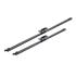 Bosch A200S AetoTwin Flat Wiper Blades Set (600/475mm) for Citroen C4 CACTUS Van 2014 to 2020
