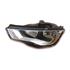 Left Headlamp (Halogen, Takes H7 / H15 Bulbs, Supplied With Motor) for Audi A3 Convertible 2012 on