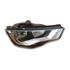 Right Headlamp (Halogen, Takes H7 / H15 Bulbs, Supplied With Motor) for Audi A3 Convertible 2012 on