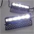 Front Daytime Running Lamp Kit, LED, Supplied With Grilles for Audi A4, 2005 2007 
