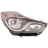 Right Headlamp (Halogen, Takes H7/H7 Bulbs, Supplied With Motor) for Hyundai ix20 2011 on