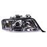 Right Headlamp (Halogen, Takes H1/H7 Bulbs, Original Equipment) for Audi A6 1997 1999