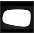 Left Stick On Wing Mirror Glass for Saab 9 3 Estate, 2005 2013