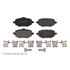Blue Print Rear Brake Pads (Full set for Rear Axle)   ADBP420126