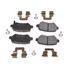 Blueprint Rear Brake Pads (Full set for Rear Axle)   ADG042116