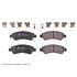 Blueprint Rear Brake Pads (Full set for Rear Axle)   ADP154258