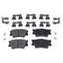Blueprint Rear Brake Pads (Full set for Rear Axle)   ADT342168