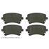 Blueprint Rear Brake Pads (Full set for Rear Axle)   ADV184228