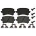 Blueprint Rear Brake Pads (Full set for Rear Axle)   ADV184231