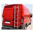 Aluminium Fixed Rear Door Van Ladder   210cm   7 Steps For Fiat Ducato H3 Van 2006 Onwards