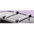 Nordrive Snap silver aluminium aero  Roof Bars for Volvo V90 II 2016 Onwards, with Solid Roof Rails