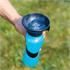 Squeezy Dog Water Bottle and Bowl in Blue
