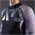 Aqua Marina Division Men's Long Sleeve Rash Vest   Grey Print   Size M