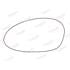 Left Stick On Wing Mirror Glass for BMW Z4 Coupe 2006 2009
