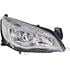 Right Headlamp (Chrome Bezel, Halogen, Takes H7/H7 Bulbs, Supplied With Bulbs and Motor, Original Equipment) for Vauxhall ASTRA Mk VI  2010 2012