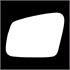 Left Stick On Wing Mirror Glass for Mercedes E CLASS Coupe 2009 Onwards