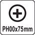 PHILLIPS PRECISION SCREWDRIVER PH00x75MM