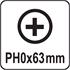 PHILLIPS SCREWDRIVER HI TEC PH00x63MM