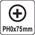 PHILLIPS SCREWDRIVER PH0x75MM