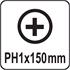 PHILLIPS SCREWDRIVER PH1x150MM