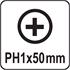 SCREWDRIVER BITS 10PCS  PH1x50MM S2