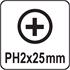 SCREWDRIVER BITS 10PCS  PH2x25MM S2