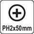 SCREWDRIVER BITS 10PCS  PH2x50MM S2